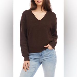 Lord & Taylor - Cashmere V-neck Sweater - Size Medium